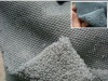 100% polyester sherpa fleece fabric for winter clothes