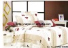 100% polyester simple home bedding set