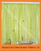 100% polyester solid color tulle curtain