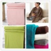 100%polyester solid  polar fleece blanket