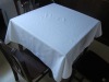 100% polyester spun MJS table cloth