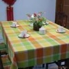100% polyester spun table cloth