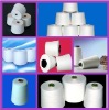 100% polyester spun yarn 27s recycled raw white yarn