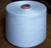 100% polyester spun yarn 45s close to virgin for weaving and knitting