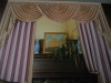 100% polyester stripe blackout curtain