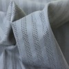 100% polyester stripe mesh fabric for garment
