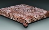 100% polyester super soft printed animal mink blanket