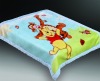 100% polyester super soft printed baby blanket