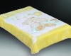 100% polyester super soft printed baby blanket