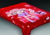 100% polyester super soft printed baby blanket