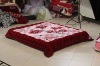 100% polyester super soft printed double mink blanket