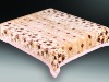 100% polyester super soft printed interwaving mink blanket