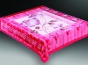 100% polyester super soft printed interwaving mink blanket