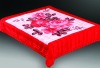 100% polyester super soft printed interwaving mink blanket