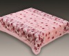 100% polyester super soft printed interwaving mink blanket