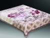 100% polyester super soft printed interwaving mink blanket