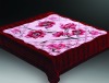 100% polyester super soft printed interwaving mink blanket