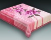 100% polyester super soft printed interwaving mink blanket