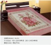 100% polyester super soft raschel blanket/milk blanket