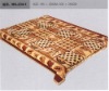 100% polyester super soft raschel blanket/milk blanket