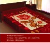 100% polyester super soft raschel blanket/milk blanket