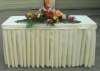 100% polyester table skirting