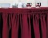 100% polyester table skirting cover and table linen