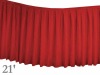 100% polyester table skirting fabric