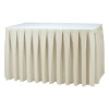 100% polyester table skirting for weddings