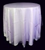 100%polyester tablecloth,Hotel/Banquet Table Cover,Organza Table Overlay