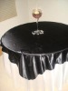 100%polyester tablecloth,Hotel/Banquet Table cover,Satin Table Overlay