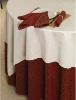 100%polyester tablecloth,Hotel/Banquet table cover