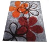 100% polyester thin yarn silk shaggy rug