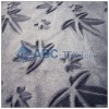 100% polyester tricot brushed velboa/velour fabric