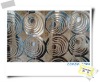 100% polyester velboa foil fabric,silver foil fabric