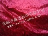 100% polyester velour fabric
