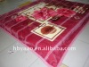 100% polyester water wave effect blanket
