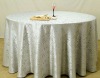 100%polyester wedding/party/hotel/banquet jacquard table cloth