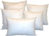 100% polyester white simple cushion
