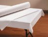 100% polyester white table cloth