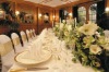 100% polyester white table cloth for party