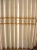 100%polyester window curtain with embroidery  and  water-soluble