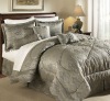 100% polyester yarn-dye 7piece jacquard comforter