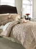 100% polyester yarn-dye 7piece jacquard comforter set