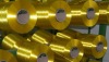 100% polyester yarn in yellow