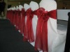 100% polyetser banquet chair cover and chair cover with sash for wedding