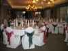 100% polyetser banquet chair cover and chair cover with sash for wedding