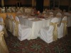 100% polyetser banquet chair cover and chair cover with sash for wedding