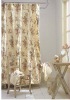 100% polyster printed shower curtain