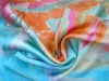 100% printed  silk satin  fabric